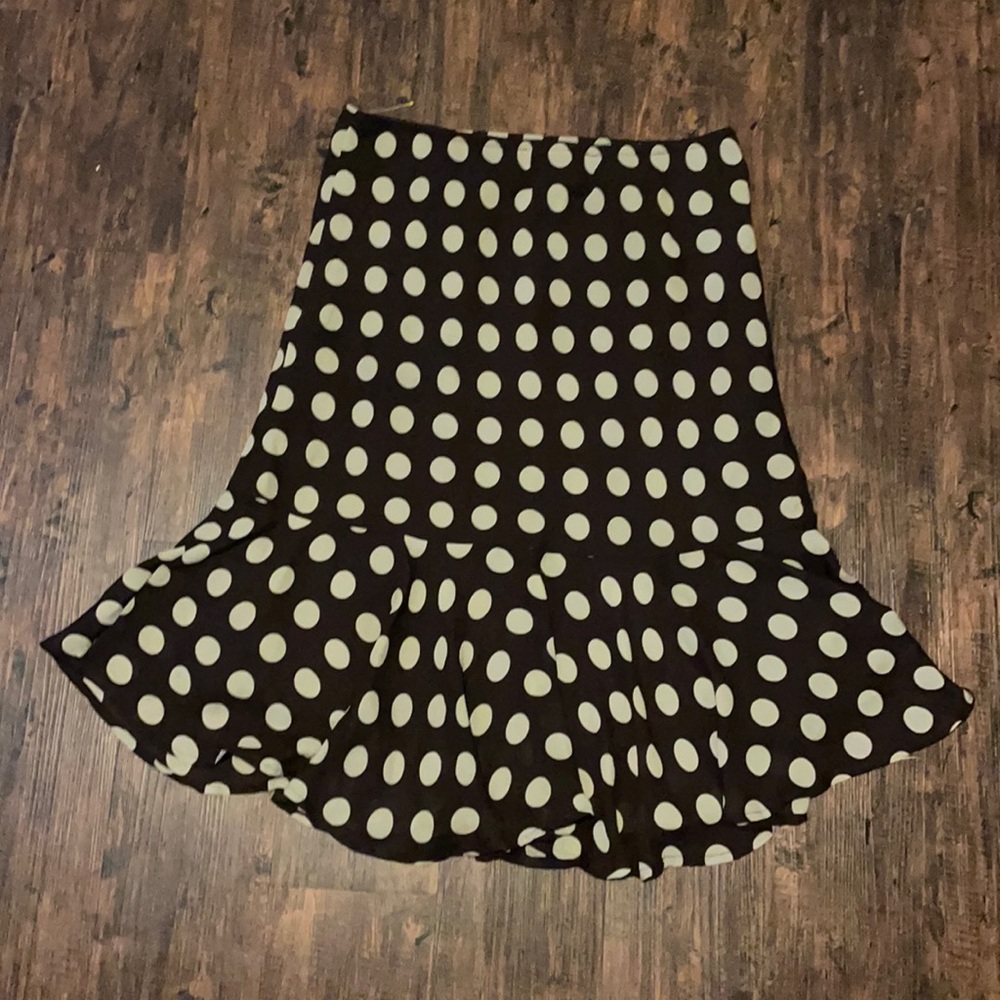 Fishtail Polka Dot Skirt sz12